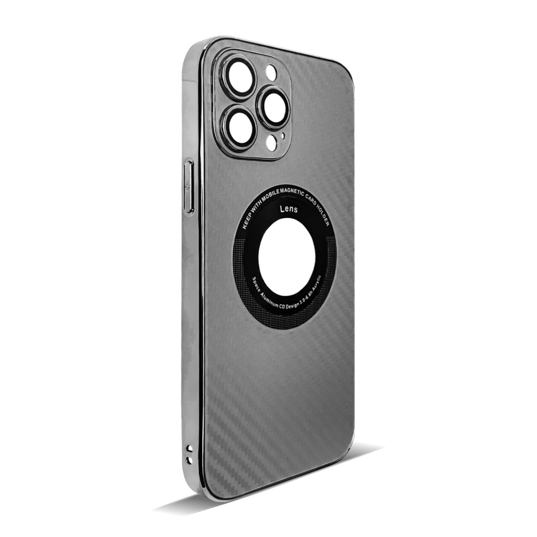 Husa spate pentru iPhone 16 Pro Max - Carbon Case Gri