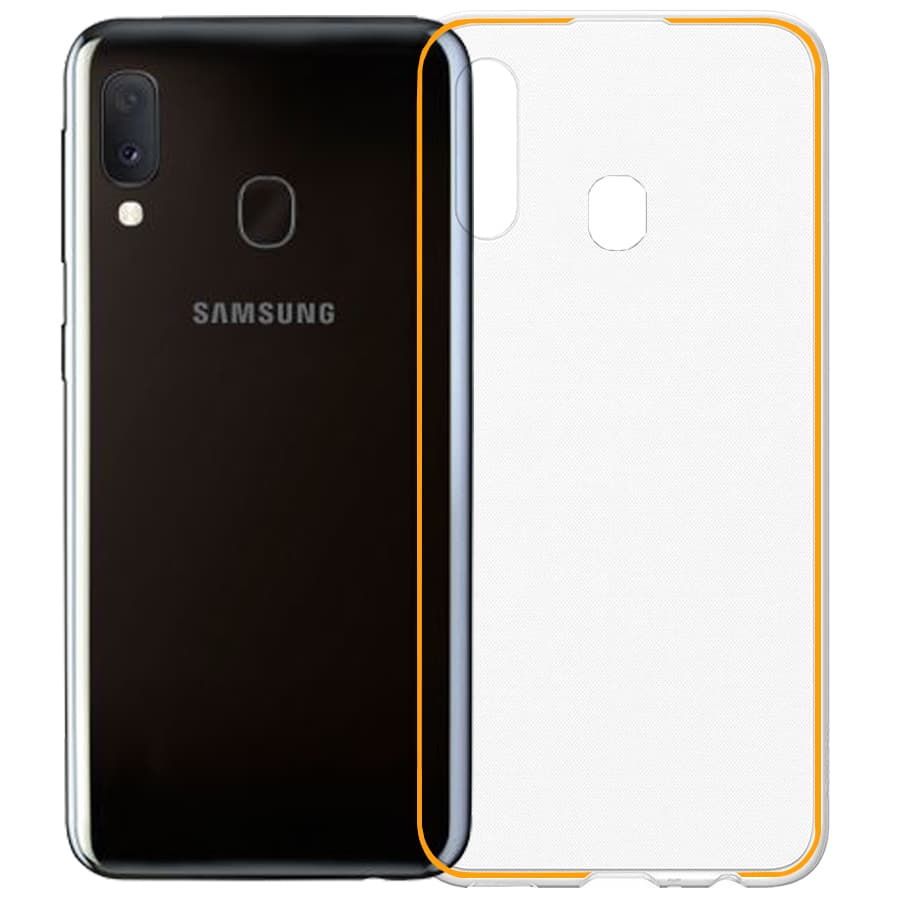 Husa spate pentru Samsung A20e - Indigo Portocaliu