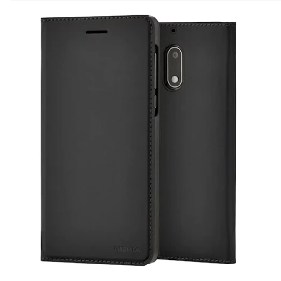 Husa pentru Nokia 6 - Nokia Slim Flip Cover Negru