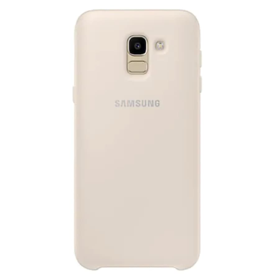 Husa spate pentru Samsung J6 2018 - Samsung Dual Layer Cover Alb - AMBALAJ BULK