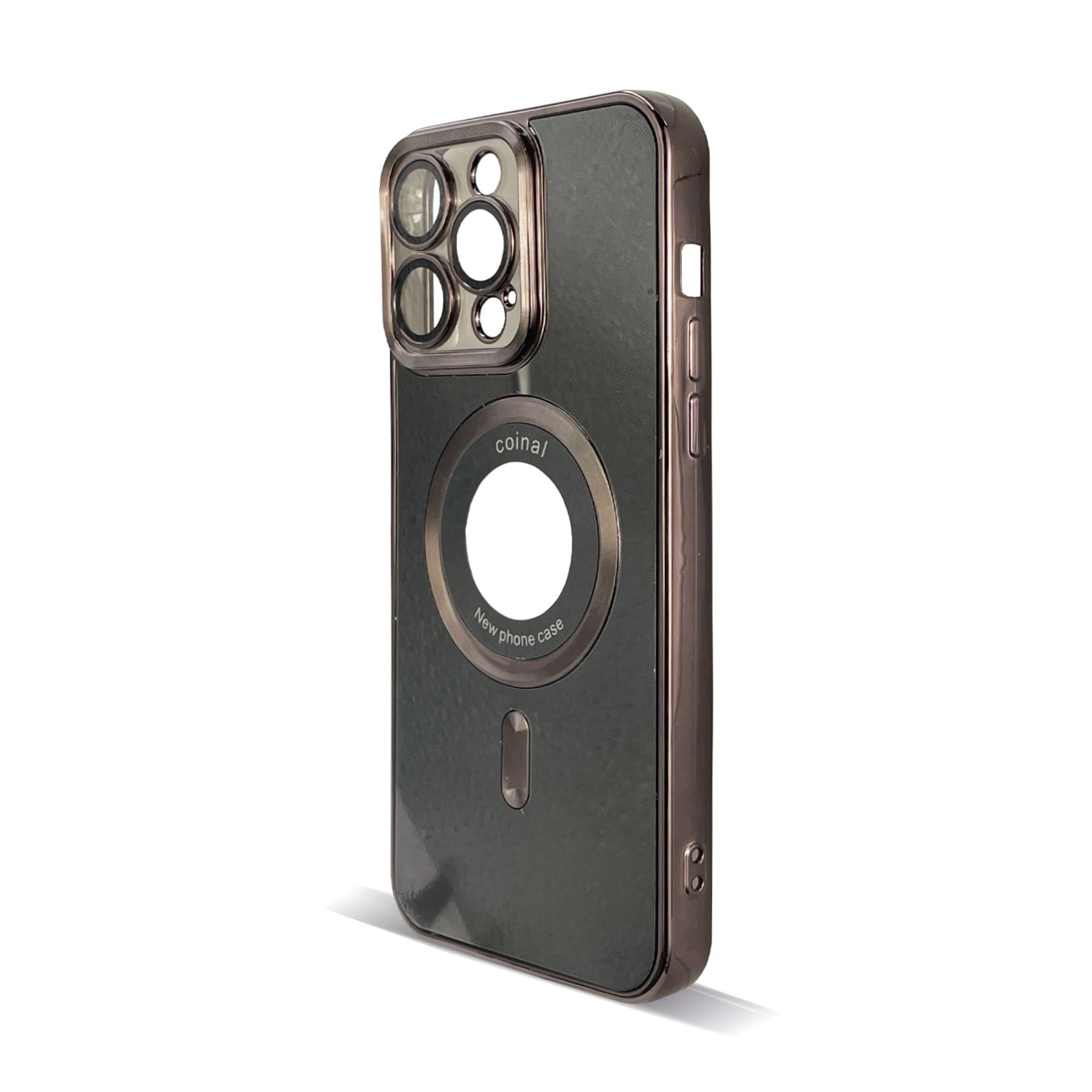Husa spate pentru iPhone 14 Pro Max - Motor Case Maro cu Negru