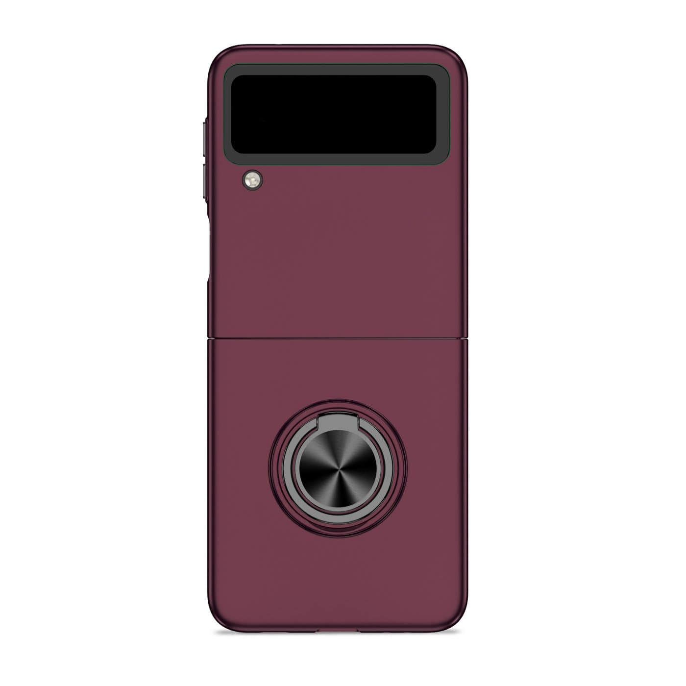 Husa spate pentru Samsung Galaxy Z Flip4 - Ring Slim Case Burgundi