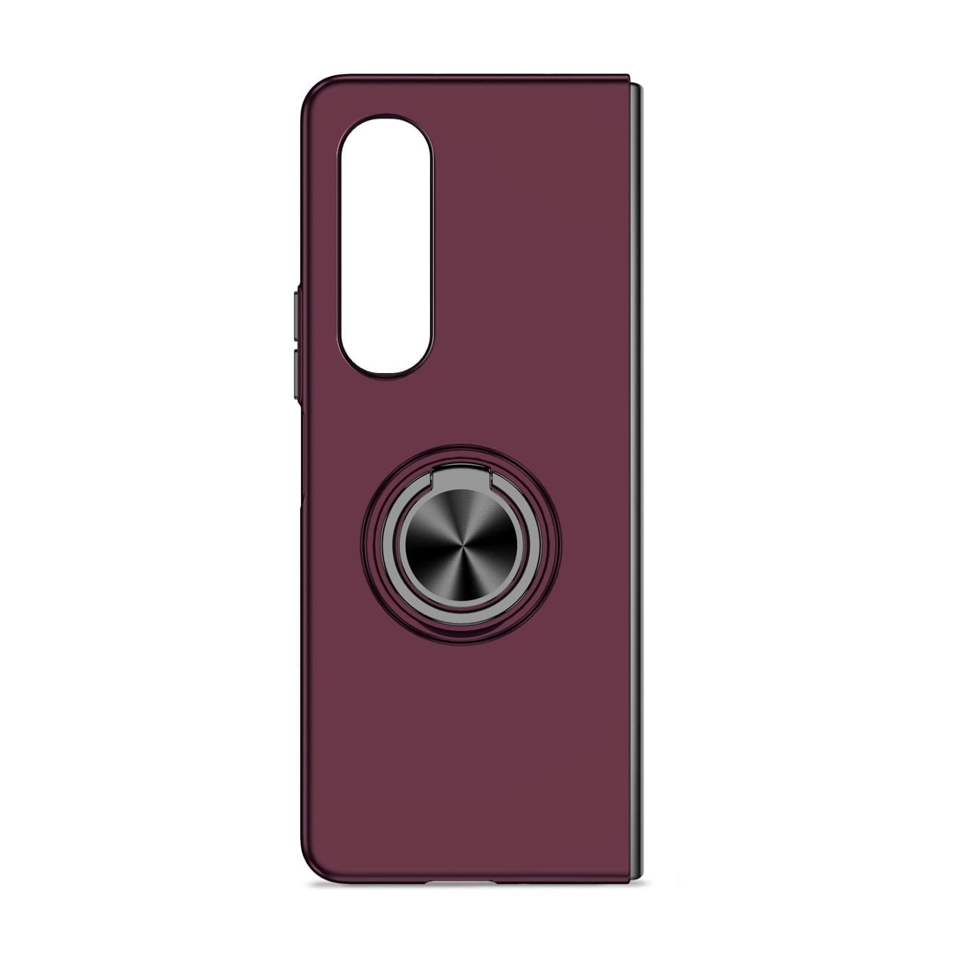 Husa spate pentru Samsung Galaxy Z Fold4 - Ring Slim Case Burgundi