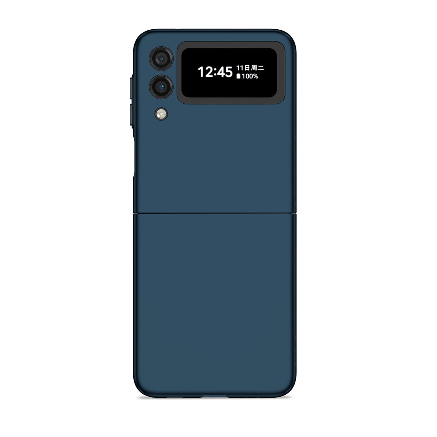 Husa spate pentru Samsung Galaxy Z Flip3 - Slim Case Albastru