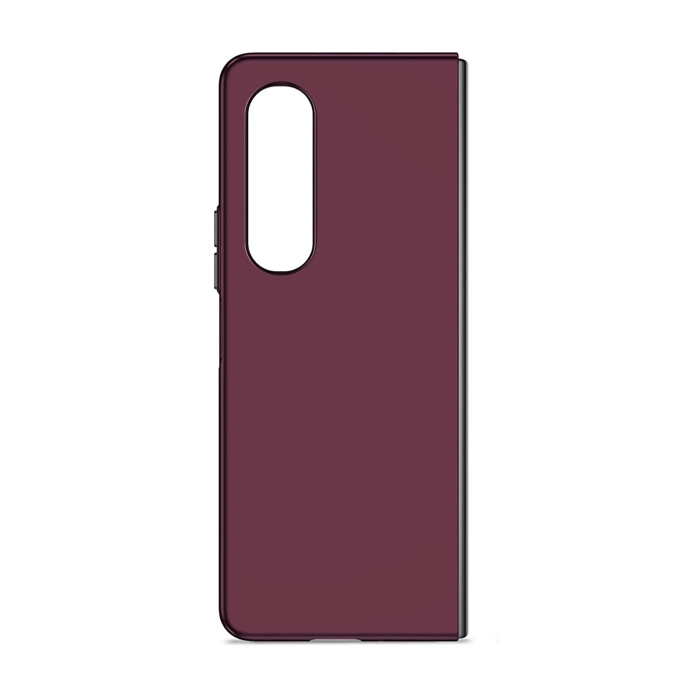 Husa spate pentru Samsung Galaxy Z Fold4 - Slim Case Burgundi