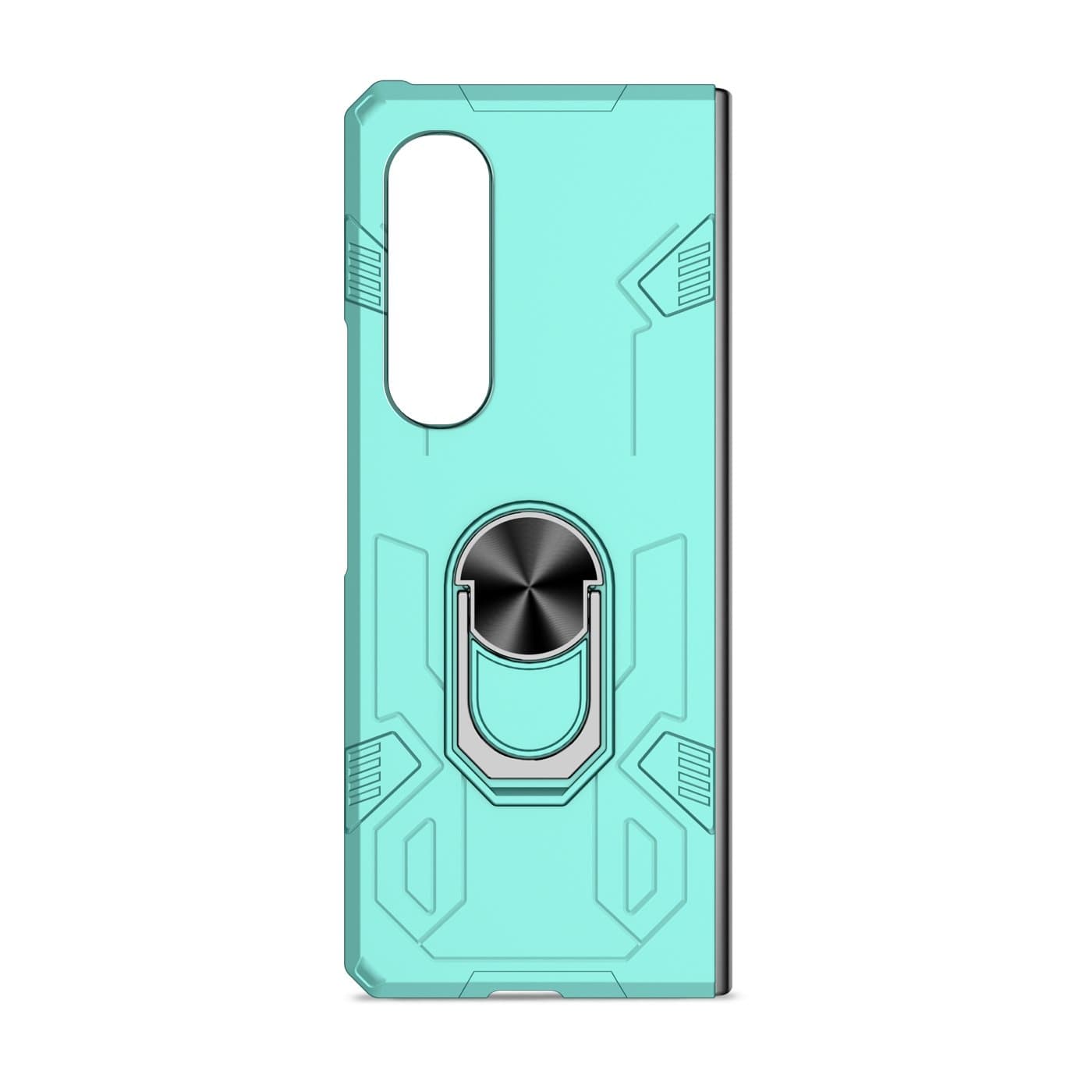 Husa spate pentru Samsung Galaxy Z Fold4 - Stand Case Turcoaz