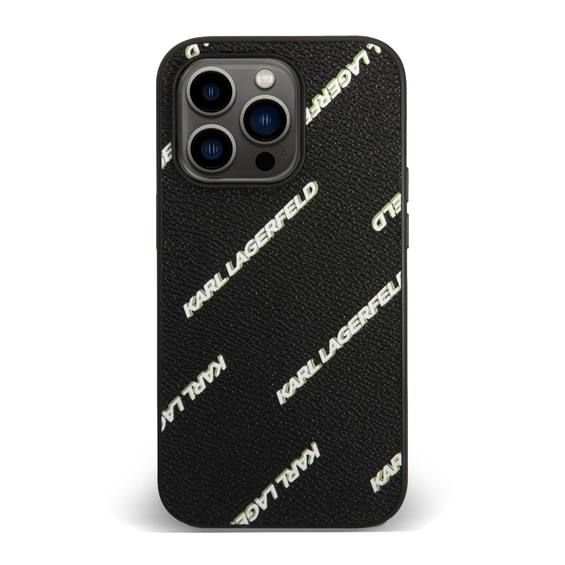 Husa spate pentru iPhone 14 Pro Max- Karl Logomania Negru