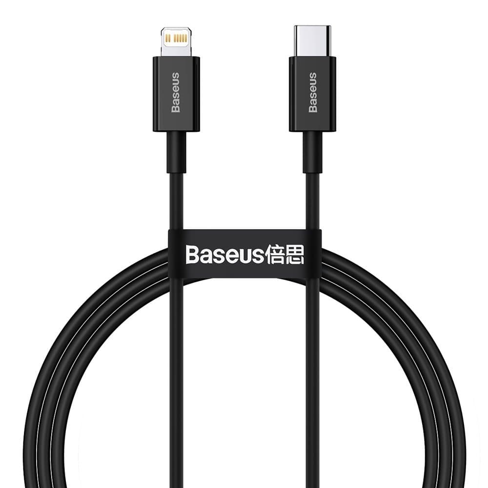 Cablu Baseus Superior Series Type C - Lightning PD 20W 1 metru Negru