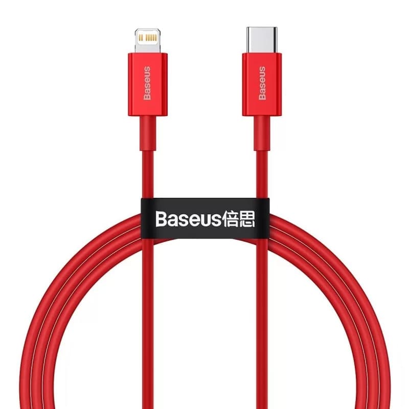 Cablu Baseus Superior Series Type C - Lightning PD 20W 1 metru Rosu