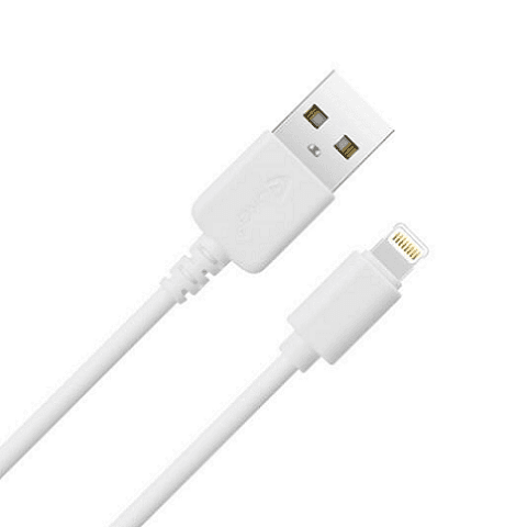 Cablu de date Lightning Apple Kuke 1m alb