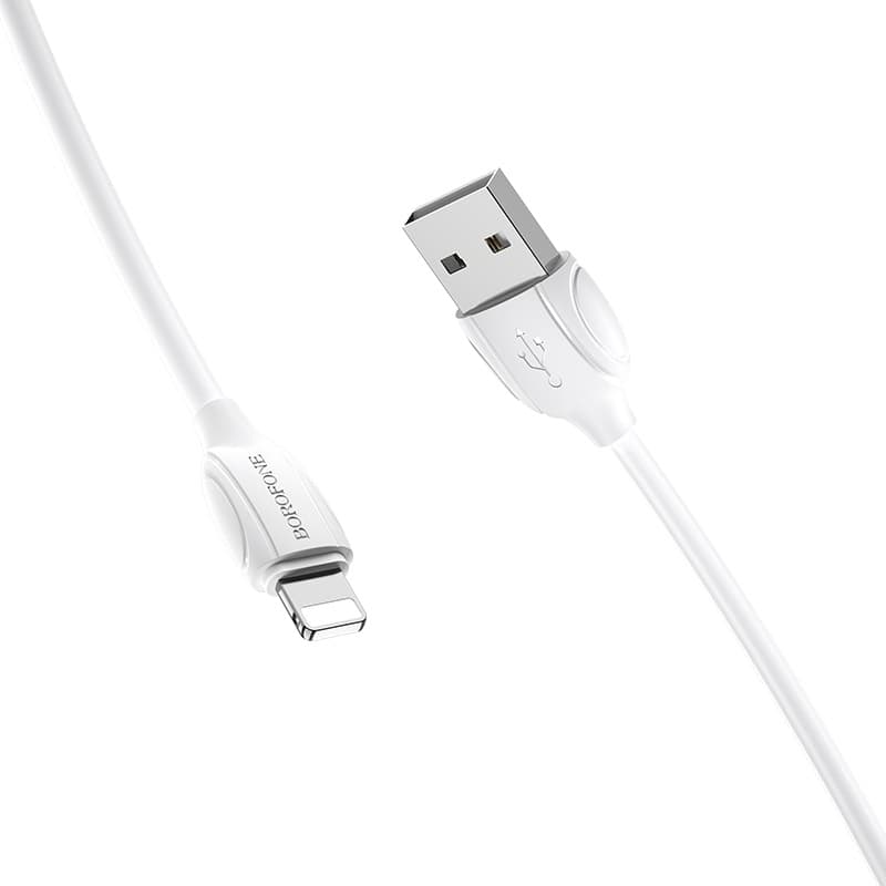 Cablu de date/incarcare Borofone BX19 1m Apple Lightning - Alb