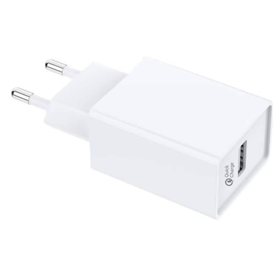 Incarcator de retea Quick Charger W12 - 1xUSB Alb