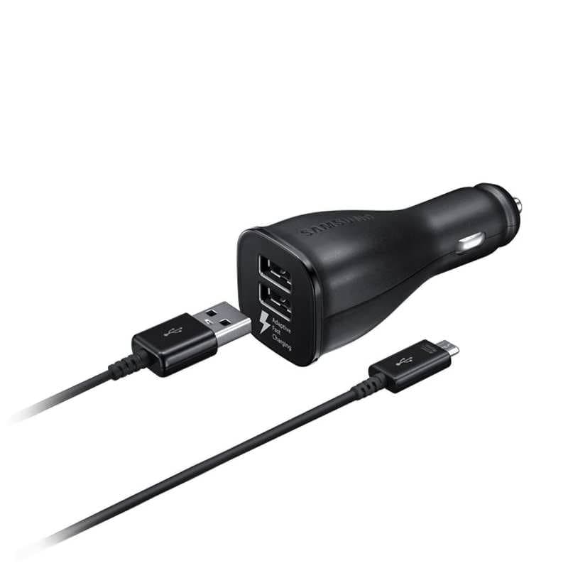 Incarcator auto original pentru Samsung EP-LN920BB - 2xUSB Fast Charge + cablu microUSB