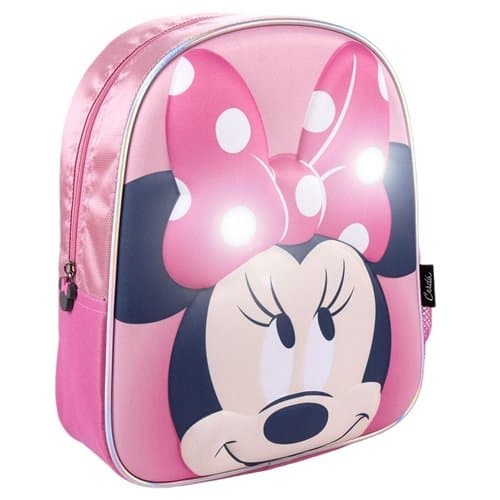 Ghiozdan Minnie 3D cu lumini