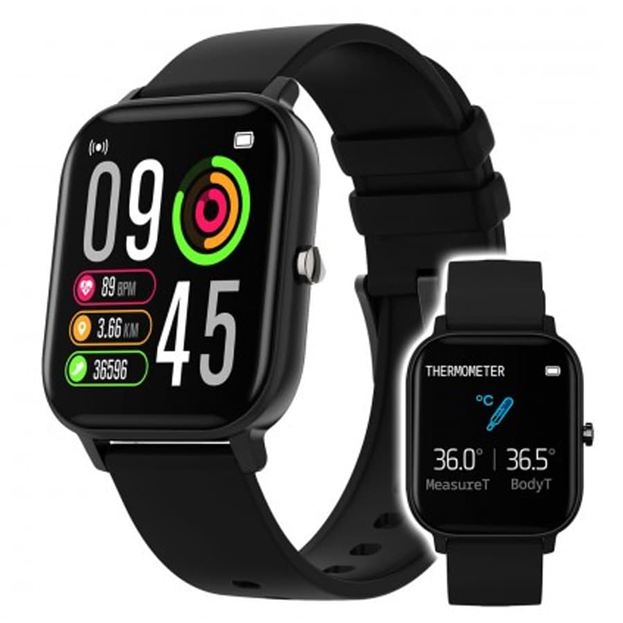 Bratara Smartwatch iHunt WatchMe Temp Pro 2021 - Negru