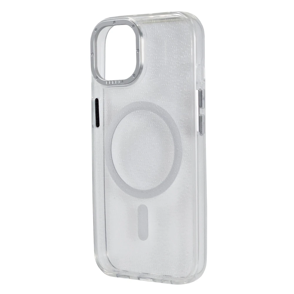 Husa spate pentru iPhone 15 Berlia Magsafe Series - Transparent
