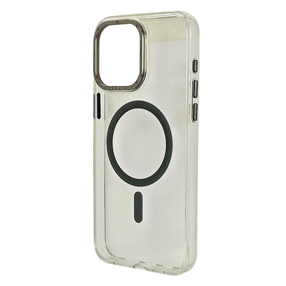 Husa spate pentru iPhone 15 Pro Max Berlia Magsafe Series - Transparent