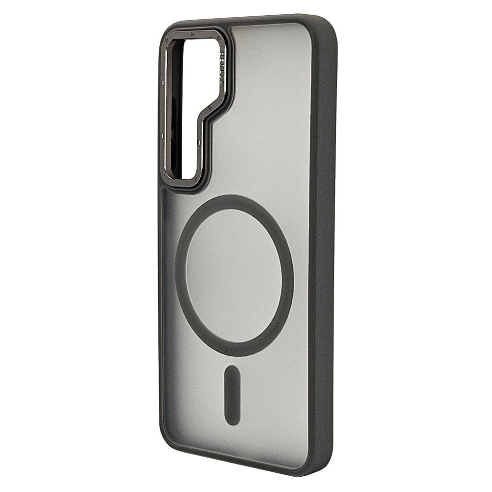 Husa spate pentru Samsung Galaxy S25 Ultra Berlia Matte Magsafe - Semitransparent/Gri