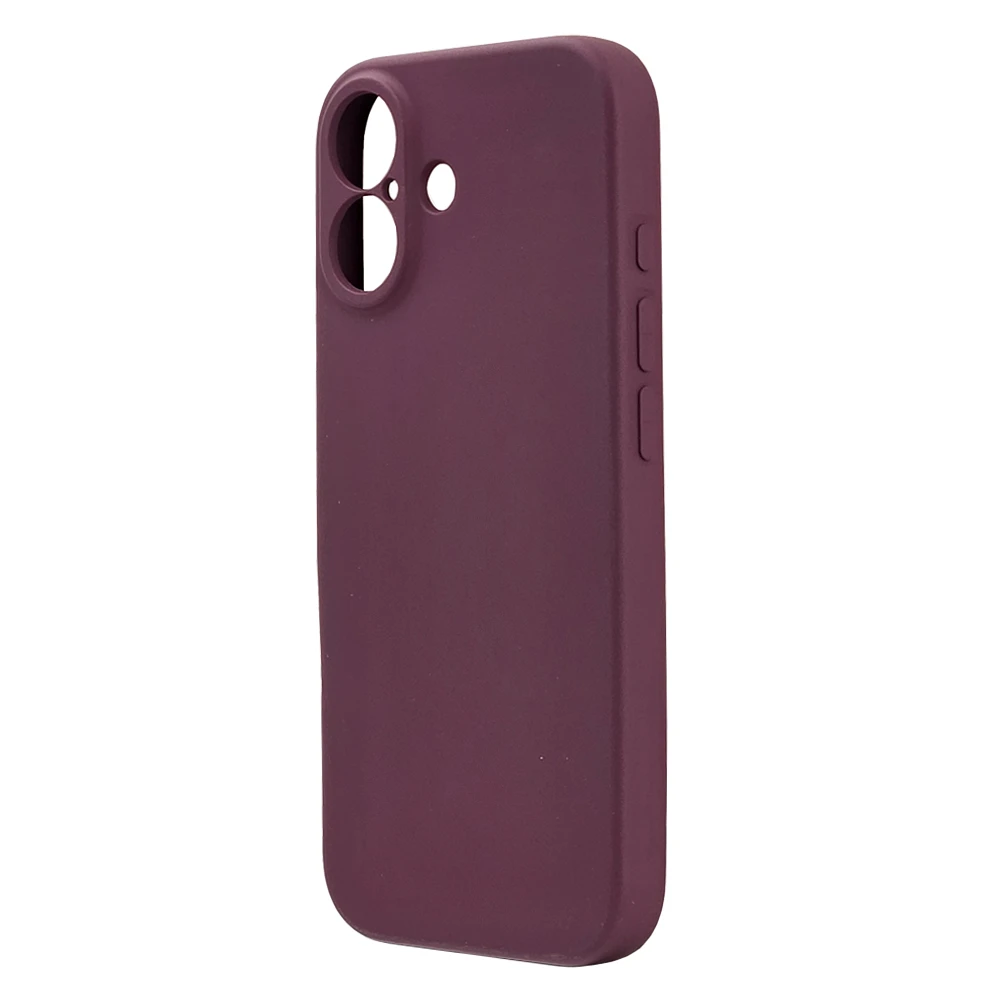 Husa spate pentru iPhone 17 Silicon Line - Grena
