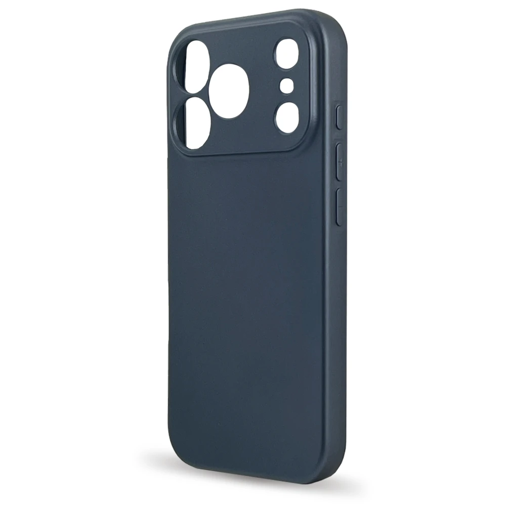Husa spate pentru iPhone 17 Pro Silicon Case - Albastru
