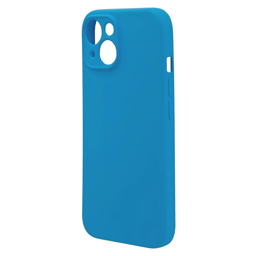 Husa spate pentru iPhone 15 Silicon Line - Bleu