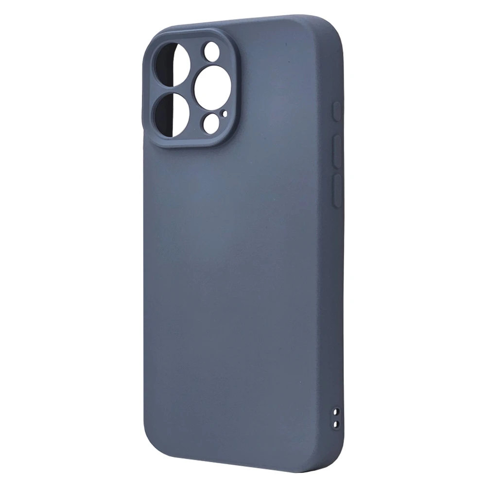 Husa spate pentru iPhone 16 Pro Silicon Line - Gri