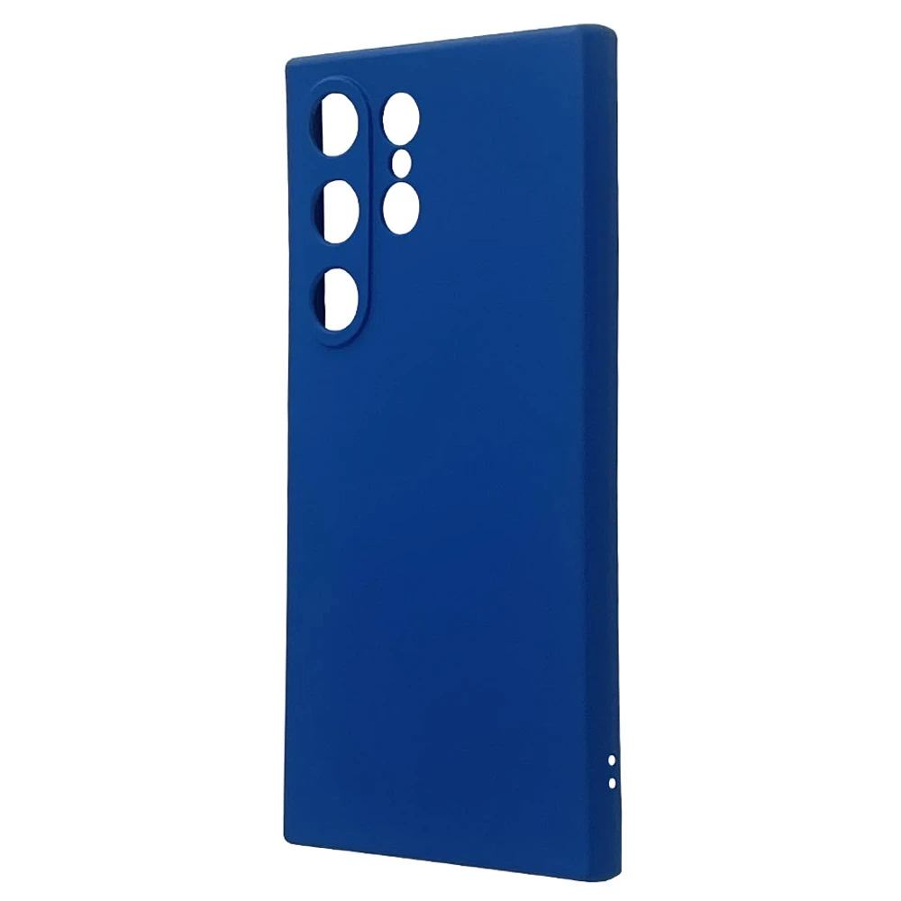 Husa spate pentru Samsung Galaxy S24 Ultra Silicon Line - Albastru