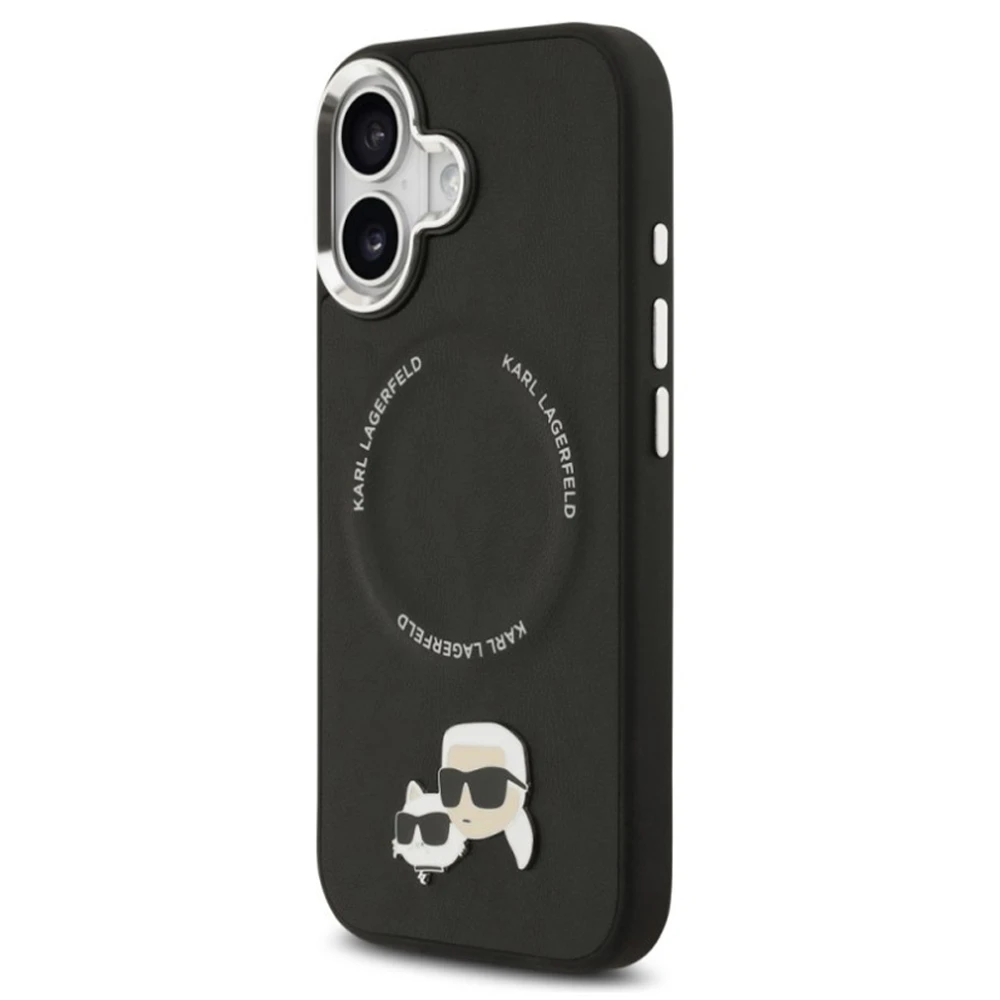 Husa spate pentru iPhone 17 Karl Lagerfeld Magsafe - Negru