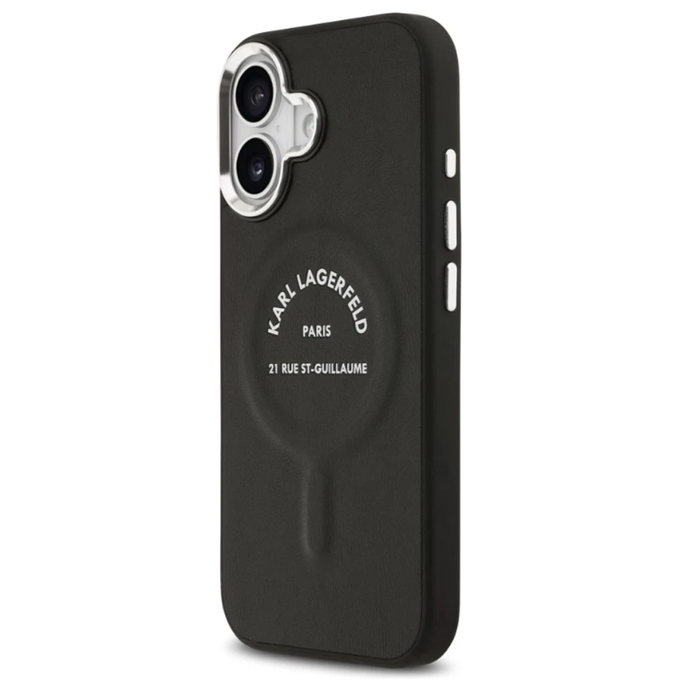 Husa spate pentru iPhone 17 Karl Lagerfeld Magsafe - Negru