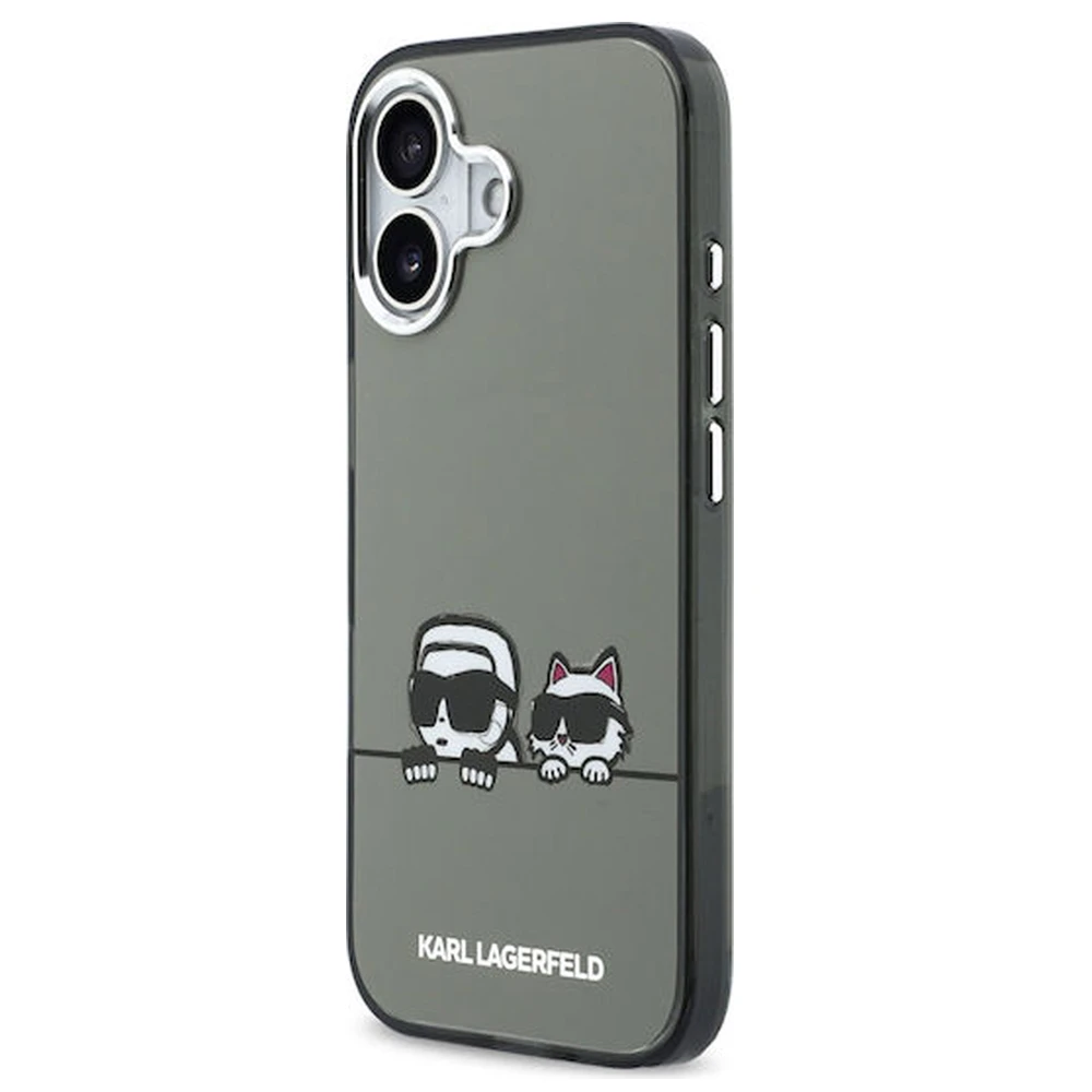 Husa spate pentru iPhone 17 Karl Lagerfeld Magsafe - Gri