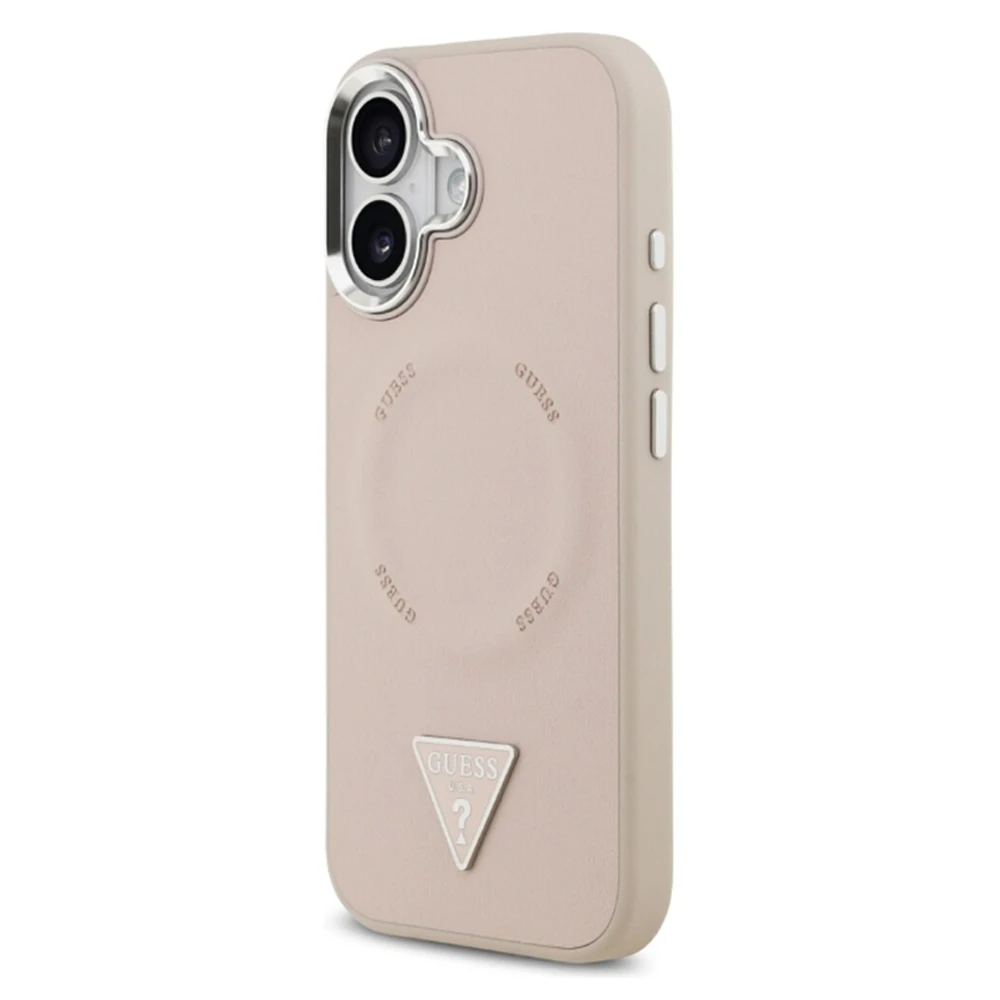 Husa spate pentru iPhone 17 Guess Magsafe - Roz