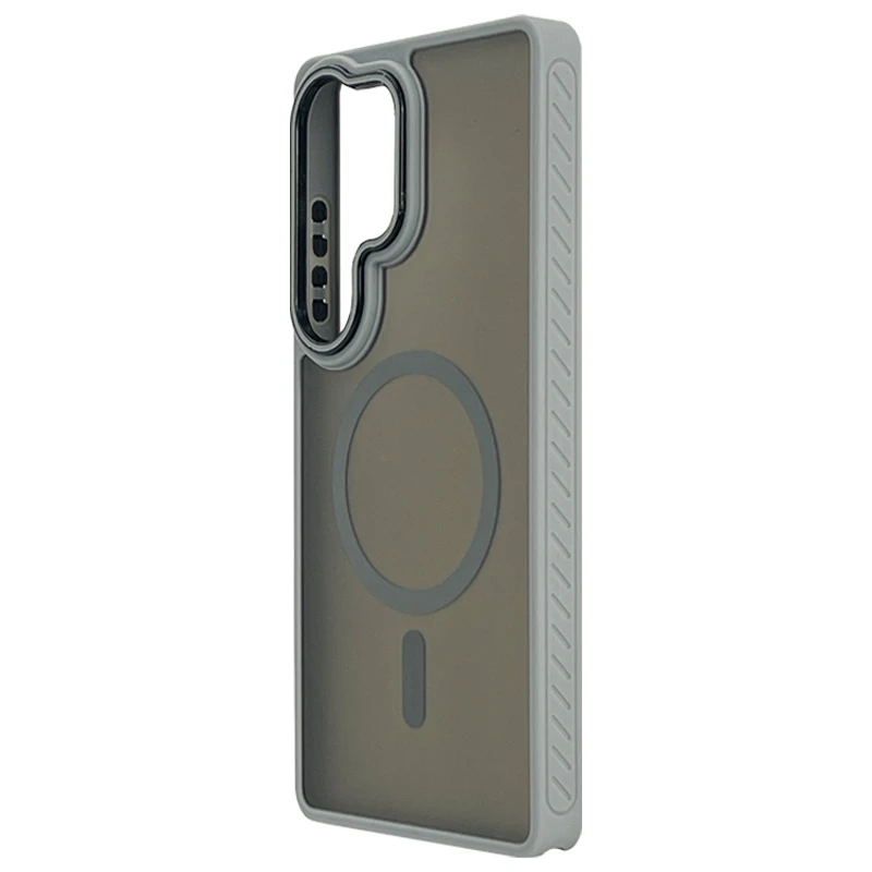 Husa spate pentru Samsung Galaxy S26 Ultra Matte Case Magsafe - Semitransparent/Gri