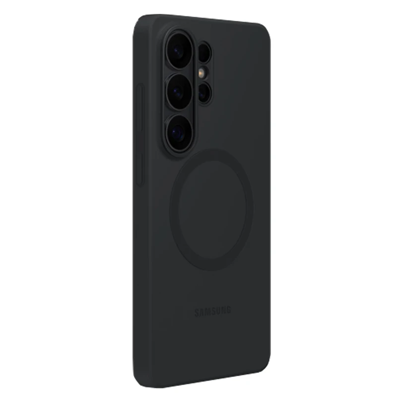 Husa spate pentru Samsung Galaxy S26 Ultra Silicon Magnet Case - Black
