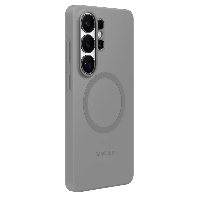 Husa spate pentru Samsung Galaxy S26 Ultra Silicon Magnet Case - Gray
