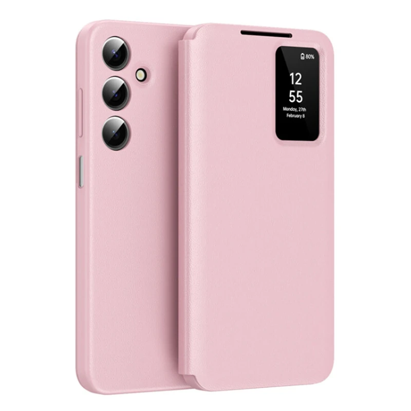 Husa pentru Samsung Galaxy A56 Smart S-View - Roz