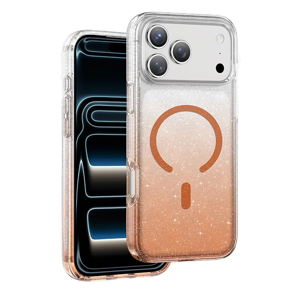 Husa spate pentru iPhone 17 Pro Keephone Lillian - Orange