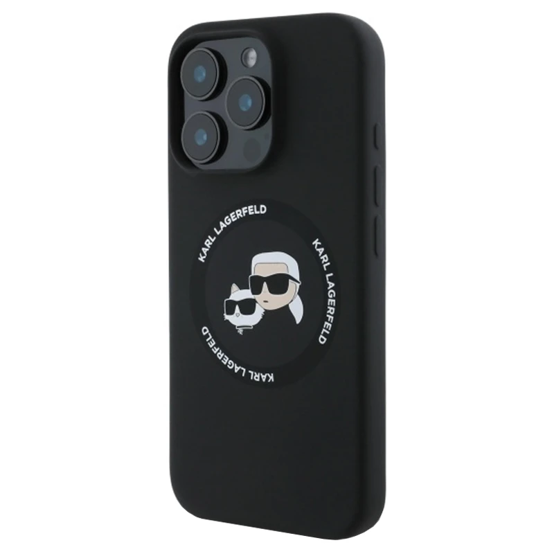Husa spate pentru iPhone 16 Pro Max Karl Lagerfeld Magsafe - Negru