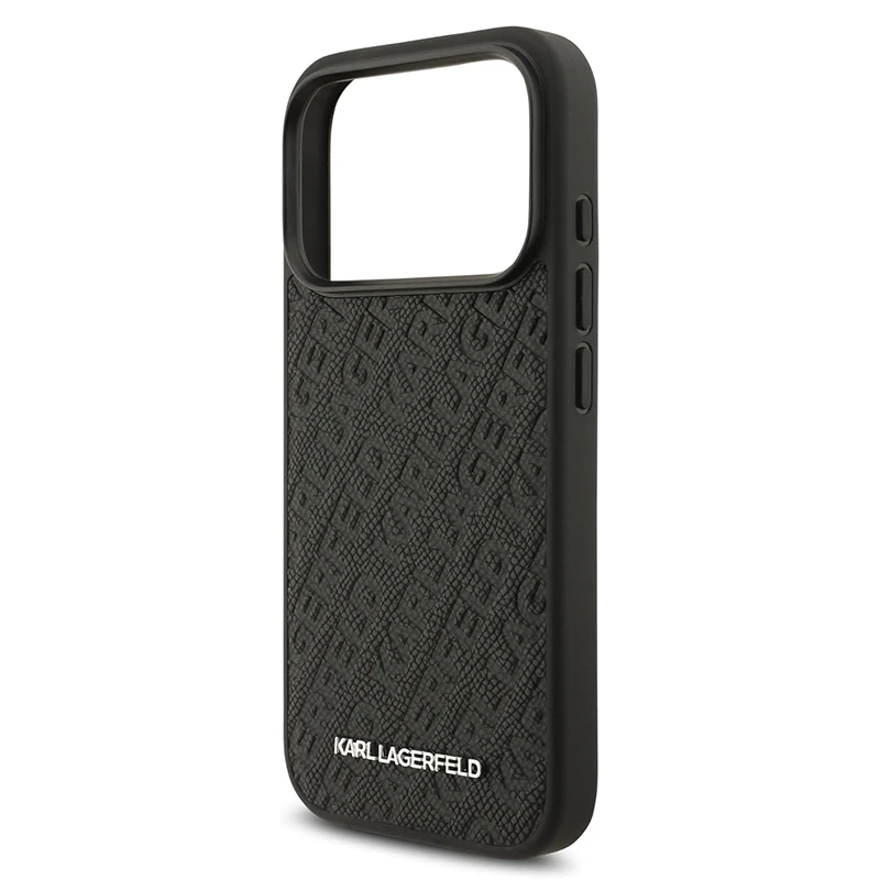 Husa spate pentru iPhone 17 Pro Karl Lagerfeld Magsafe - Negru