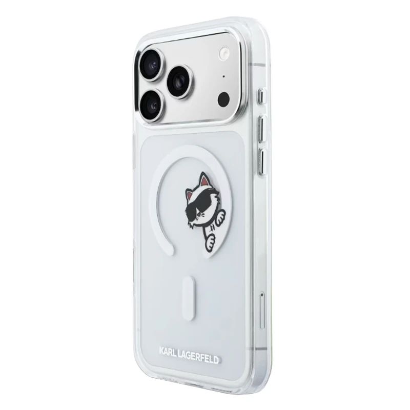 Husa spate pentru iPhone 17 Pro Max Karl Lagerfeld Magsafe - Transparent