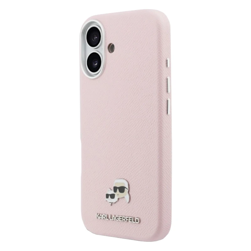 Husa spate pentru iPhone 17 Karl Lagerfeld Pins Magsafe - Pink