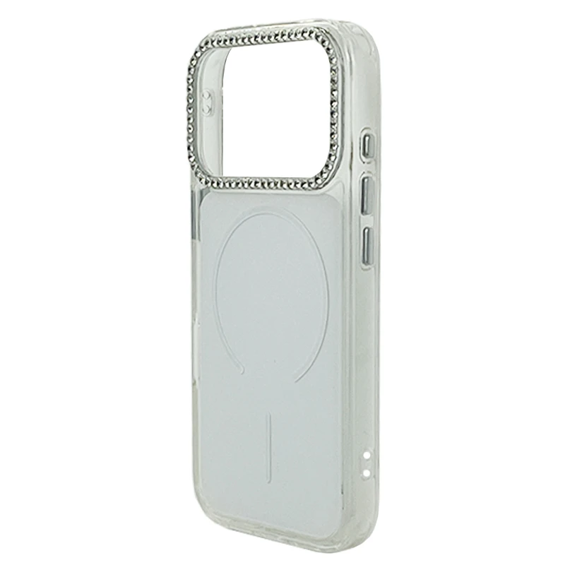 Husa spate pentru iPhone 17 Pro Syro Magsafe - Alb/Semitransparent