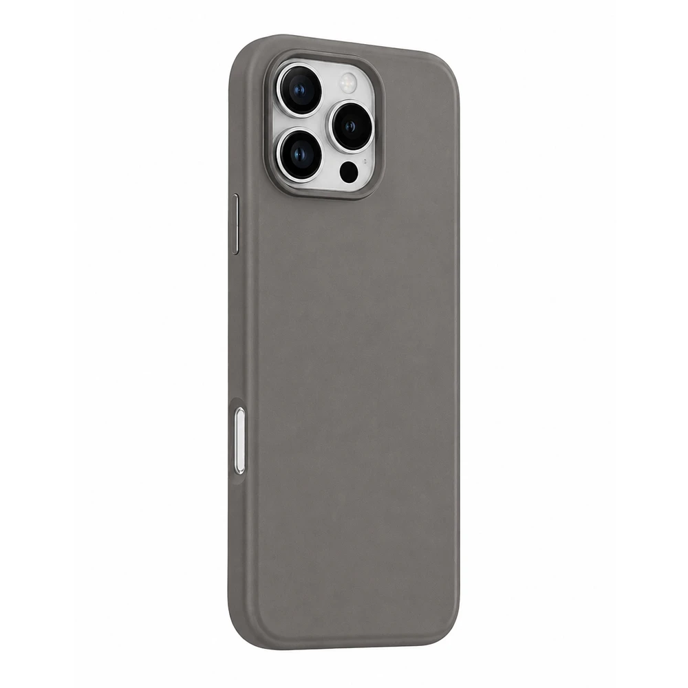 Husa spate pentru iPhone 16 Pro Max Keephone Rosana - Gri