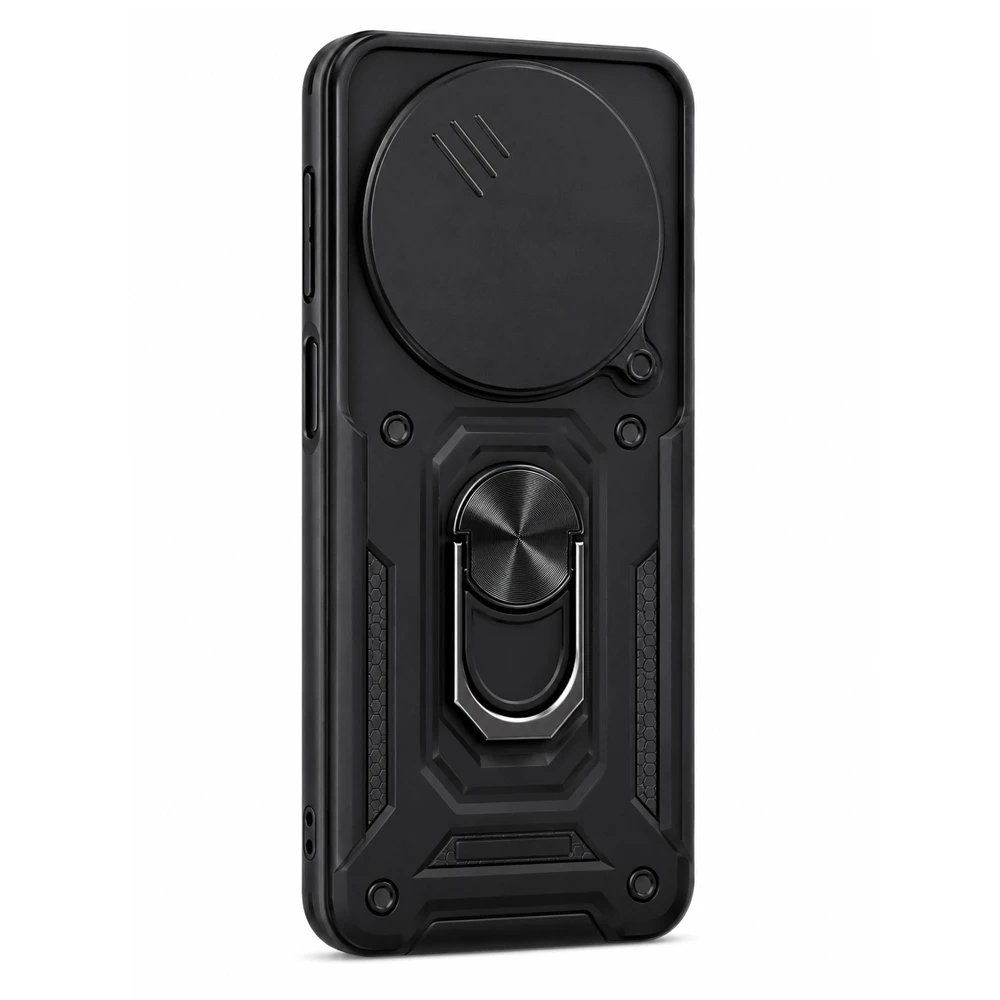 Husa spate pentru Honor Magic 8 Lite Slide Case - Negru