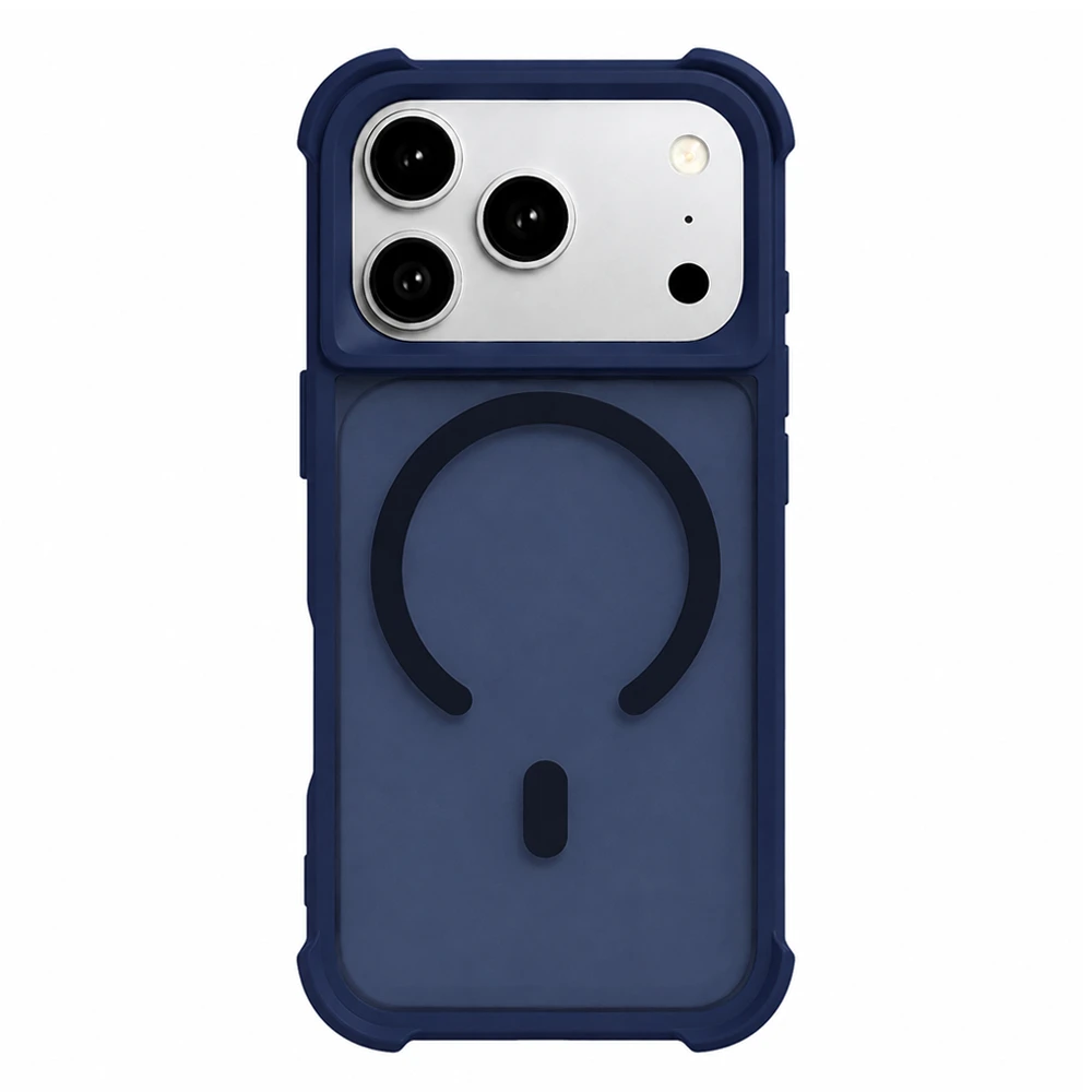 Husa spate pentru iPhone 17 Pro Max Berlia K Shield Magsafe - Albastru