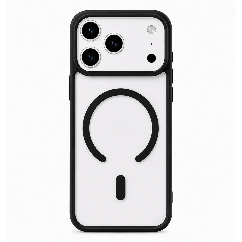 Husa spate pentru iPhone 17 Pro Berlia Magsafe Color - Negru