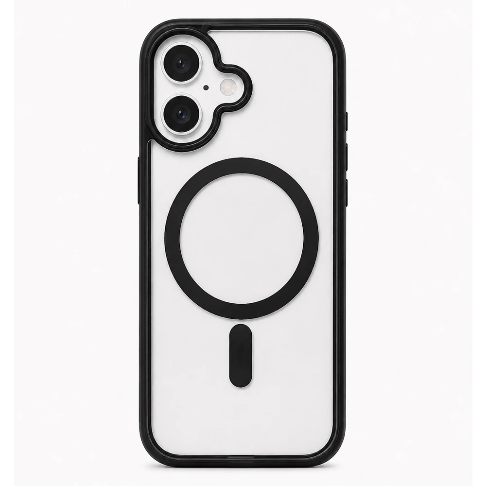 Husa spate pentru iPhone 17 Berlia Magsafe Color - Negru