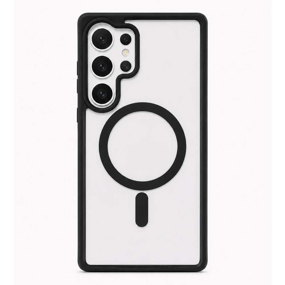 Husa spate pentru Samsung Galaxy S25 Ultra Berlia Magsafe Color - Negru