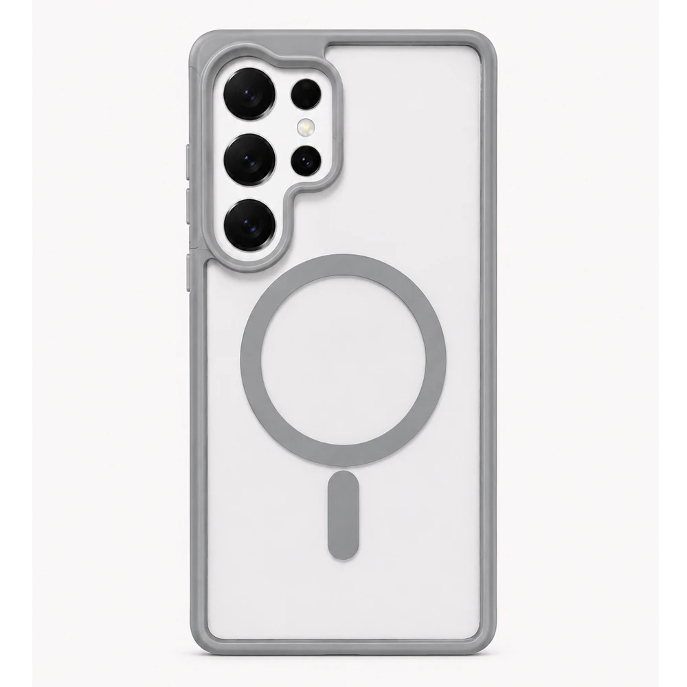 Husa spate pentru Samsung Galaxy S26 Ultra Berlia Magsafe Color - Gri