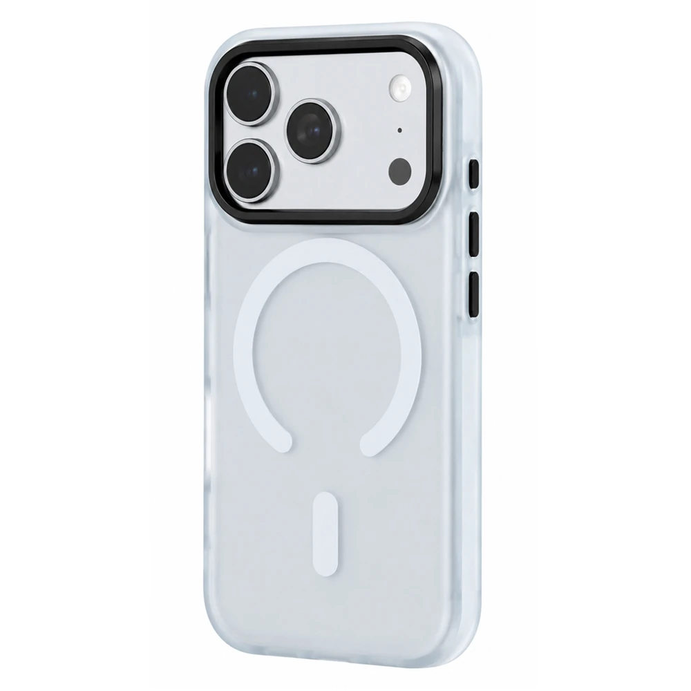 Husa spate pentru iPhone 17 Pro Max Berlia Smooth Magsafe - Alb