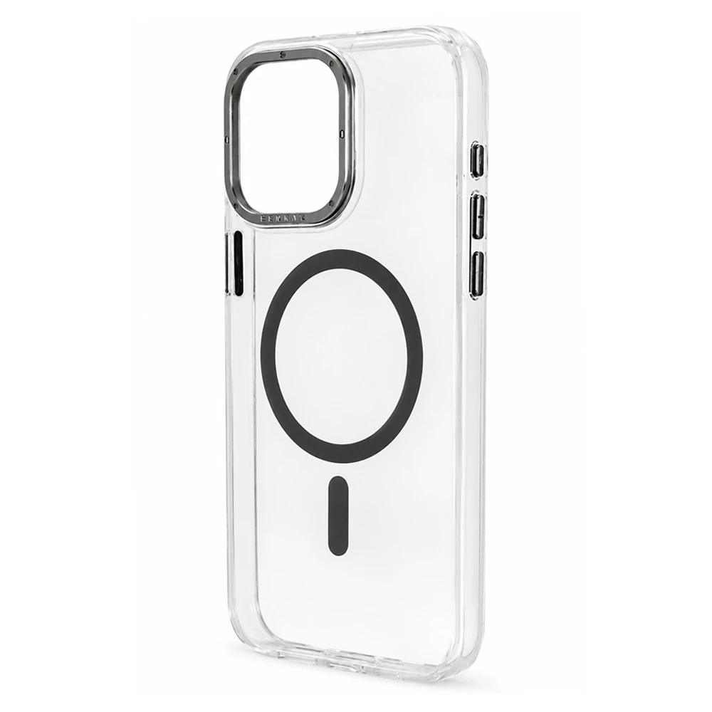 Husa spate pentru iPhone 16 Pro Berlia Magsafe Series - Gri